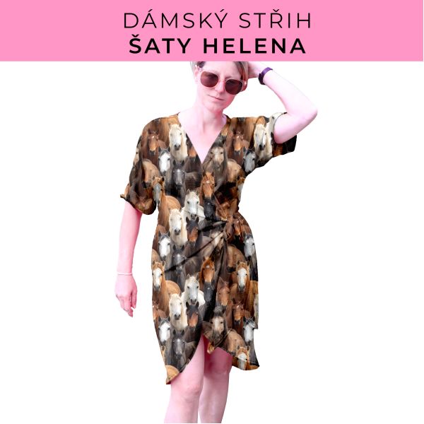 Dámský střih na šaty  Helena