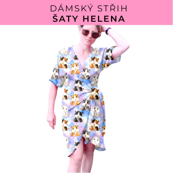 Dámský střih na šaty  Helena