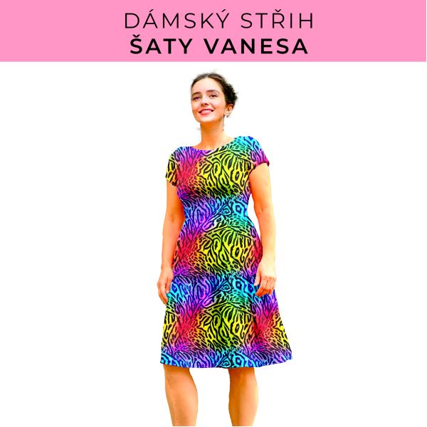 Dámský střih šaty Vanesa