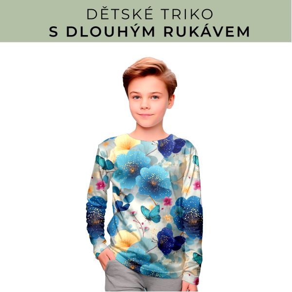 DĚTSKÝ střih - triko dlouhý rukáv