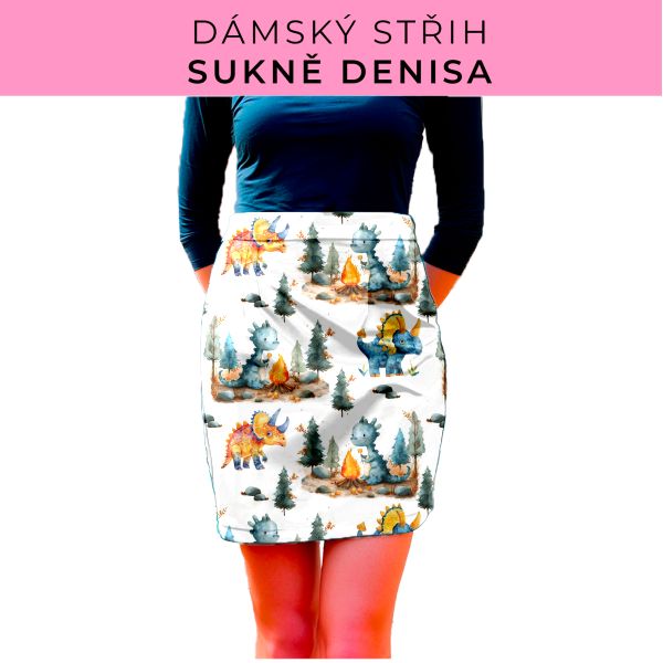 Dámský střih - Dámská sukně Denisa