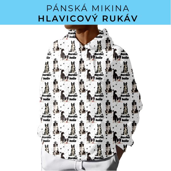 PÁNSKÝ střih - mikina s kapucí