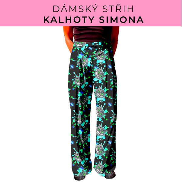 Dámský střih - kalhoty Simona