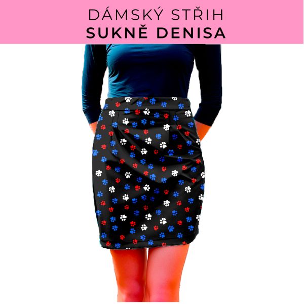 Dámský střih - Dámská sukně Denisa