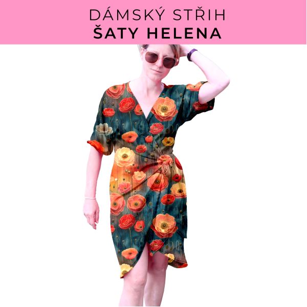 Dámský střih na šaty  Helena