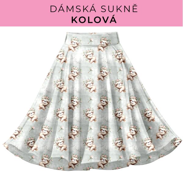 DÁMSKÝ střih - Kolová sukně