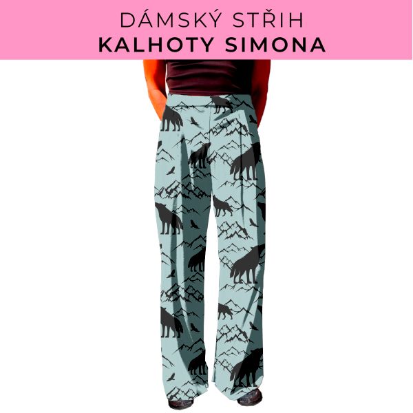 Dámský střih - kalhoty Simona