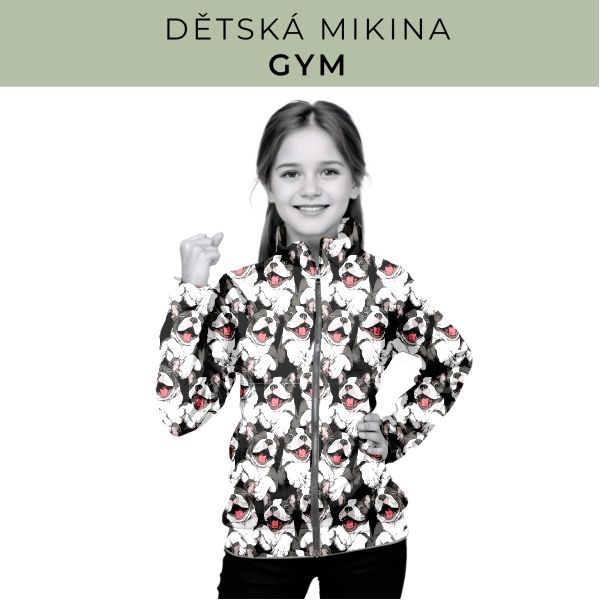 Dětská střih - mikina GYM
