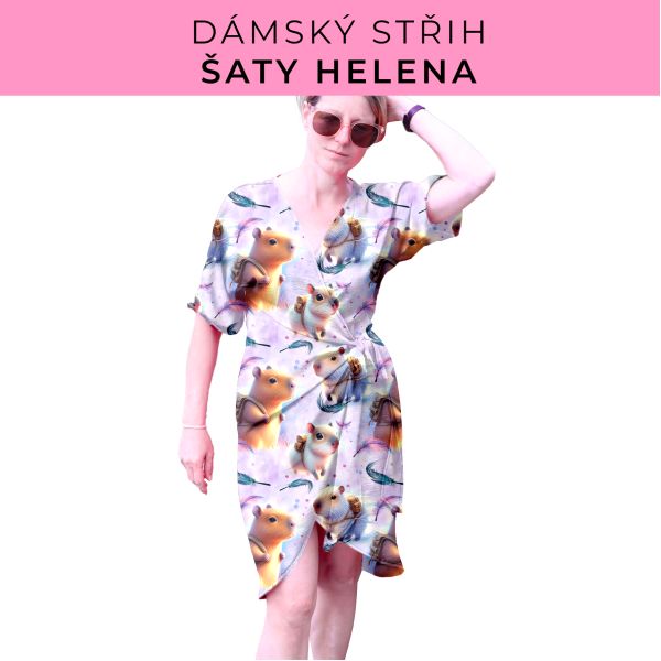 Dámský střih na šaty  Helena