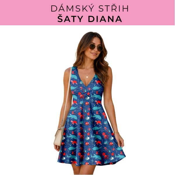 Dámský střih - šaty Diana