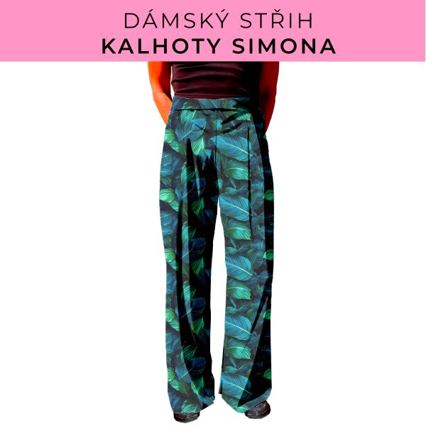Dámský střih - kalhoty Simona