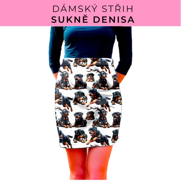 Dámský střih - Dámská sukně Denisa
