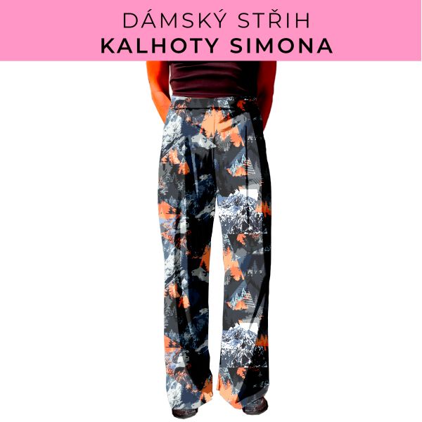 Dámský střih - kalhoty Simona