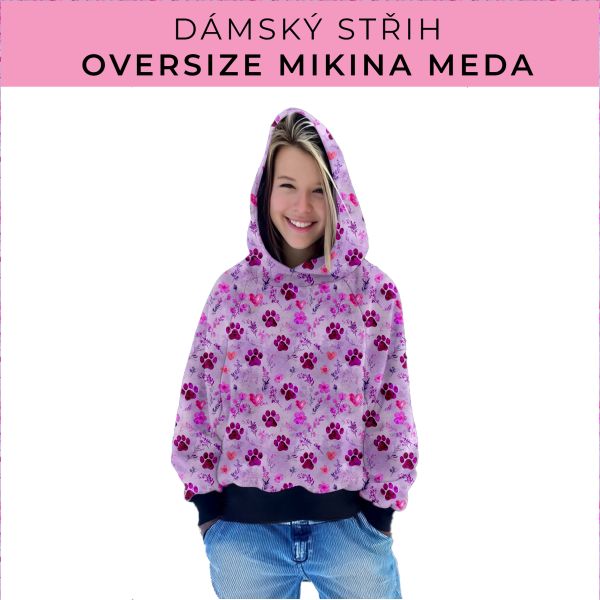 Dámský střih - mikina Meda