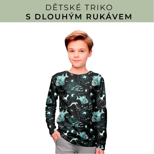 DĚTSKÝ střih - triko dlouhý rukáv