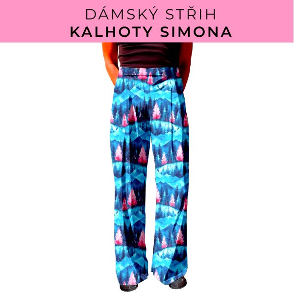 Dámský střih - kalhoty Simona