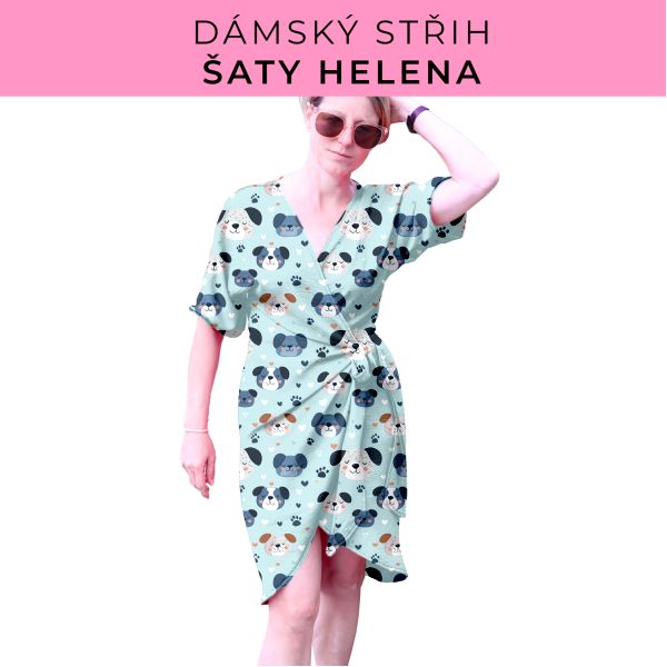 Dámský střih na šaty  Helena