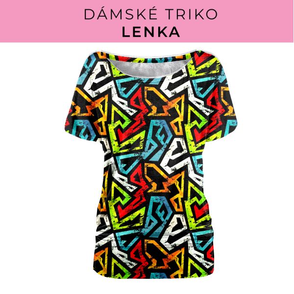 DÁMSKÝ střih - Triko Lenka