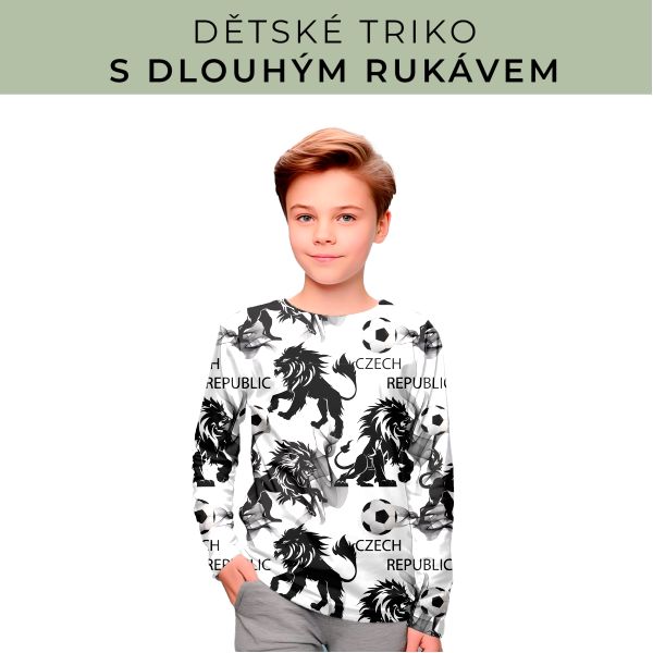DĚTSKÝ střih - triko dlouhý rukáv