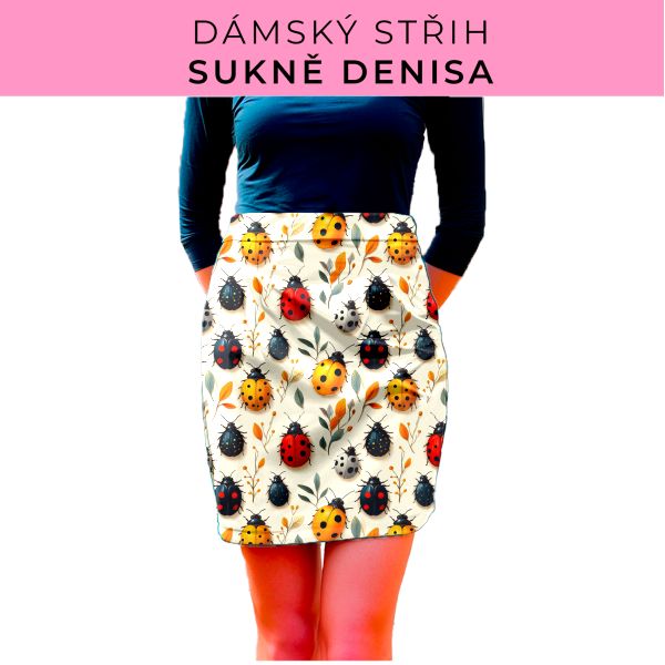 Dámský střih - Dámská sukně Denisa