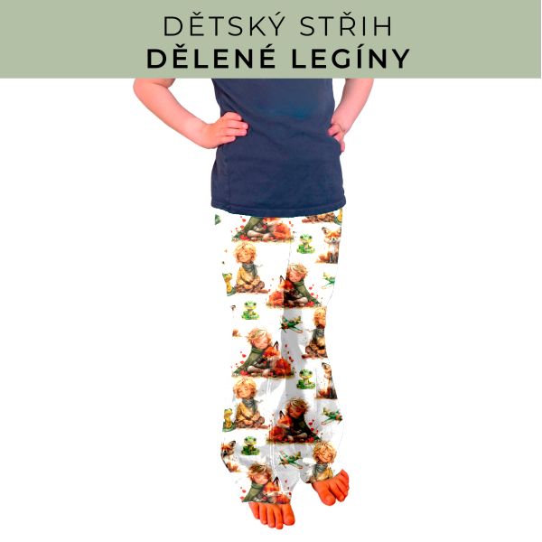 Dětský střih - Dělené legíny