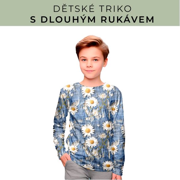 DĚTSKÝ střih - triko dlouhý rukáv