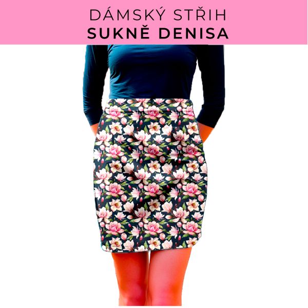 Dámský střih - Dámská sukně Denisa