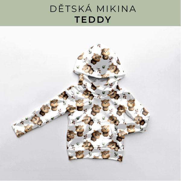 DĚTSKÝ střih - Mikina Teddy