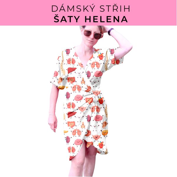 Dámský střih na šaty  Helena