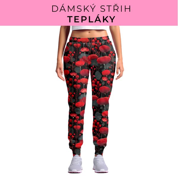 DÁMSKÝ střih - tepláky