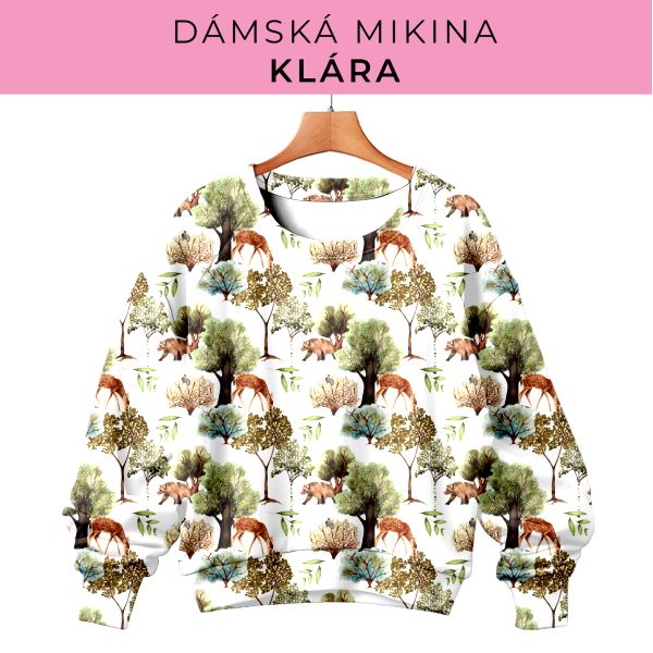DÁMSKÝ střih - mikina Klára