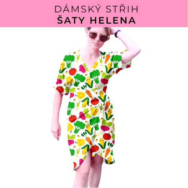 Dámský střih na šaty  Helena