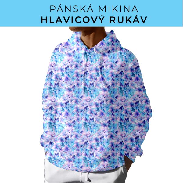 PÁNSKÝ střih - mikina s kapucí