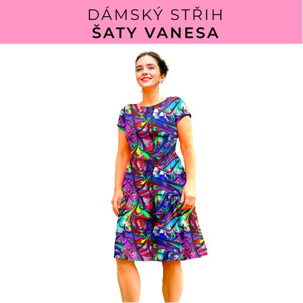 Dámský střih šaty Vanesa