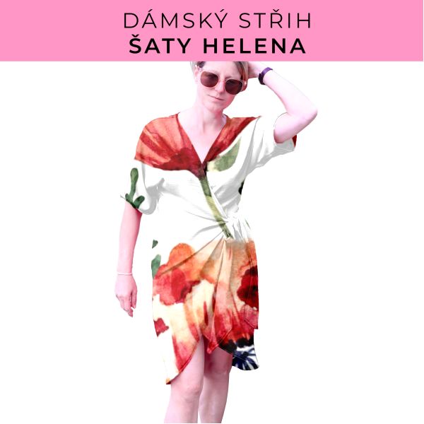 Dámský střih na šaty  Helena