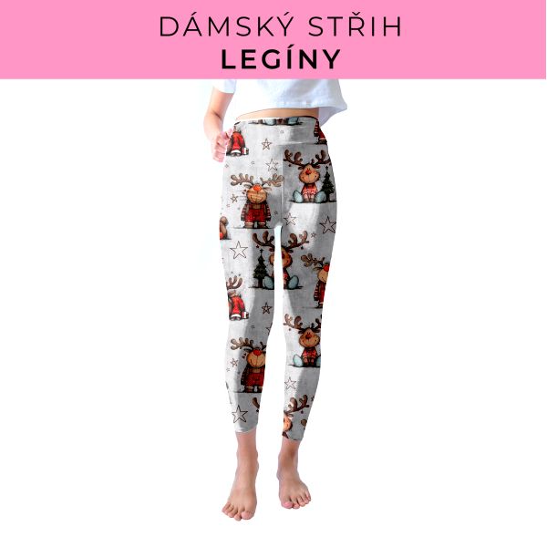 DÁMSKÝ střih - legíny SPORT - SLIM FIT