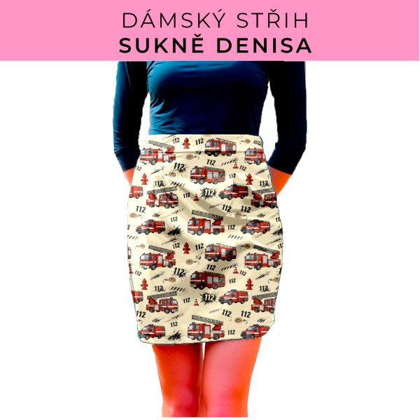 Dámský střih - Dámská sukně Denisa
