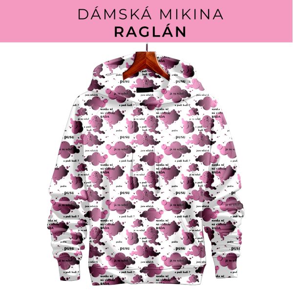 DÁMSKÝ střih - mikina raglán