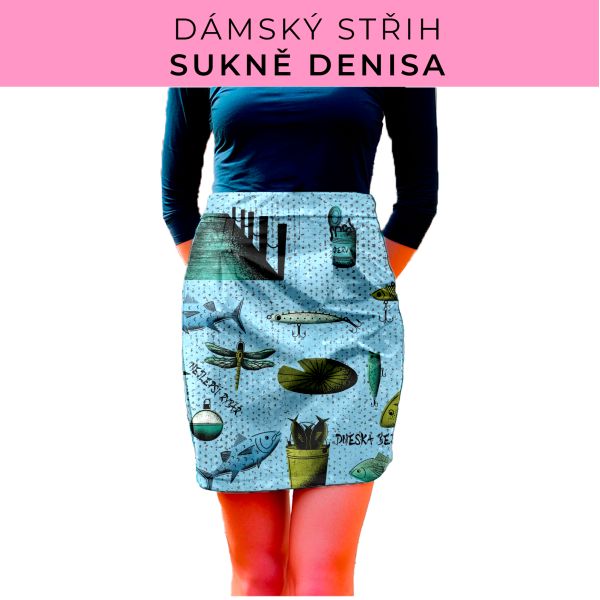 Dámský střih - Dámská sukně Denisa