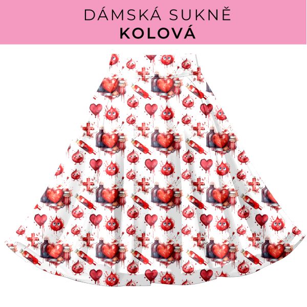 DÁMSKÝ střih - Kolová sukně