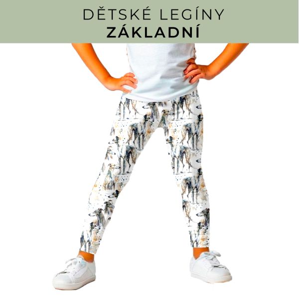 DĚTSKÝ střih - legíny základní