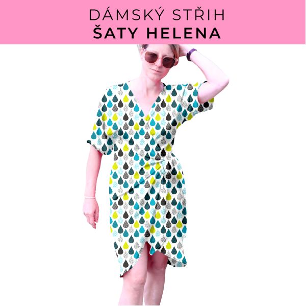 Dámský střih na šaty  Helena