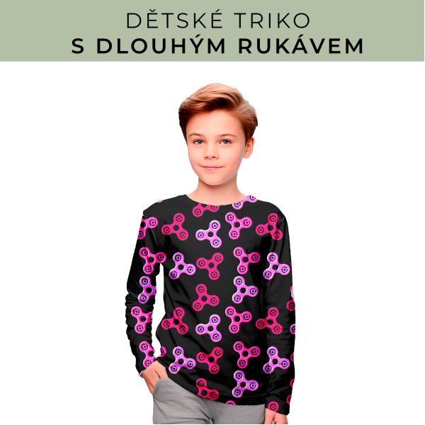 DĚTSKÝ střih - triko dlouhý rukáv
