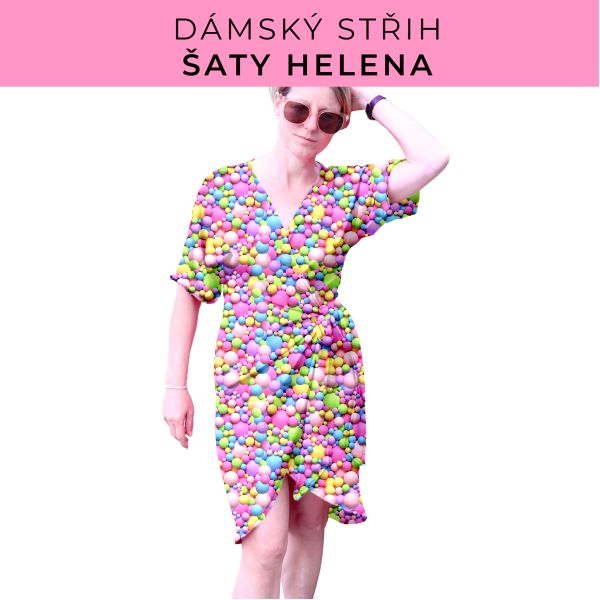 Dámský střih na šaty  Helena