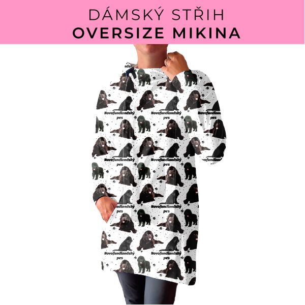 DÁMSKÝ střih - Oversize mikina