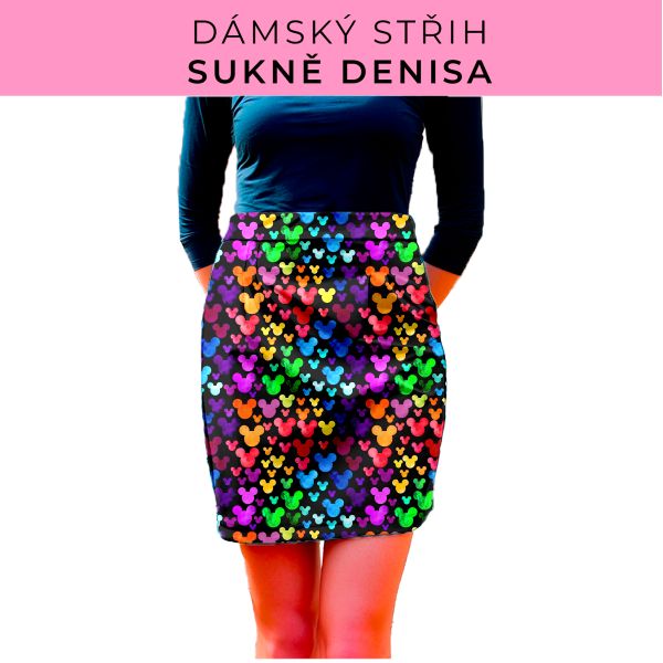 Dámský střih - Dámská sukně Denisa