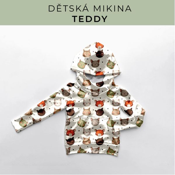 DĚTSKÝ střih - Mikina Teddy