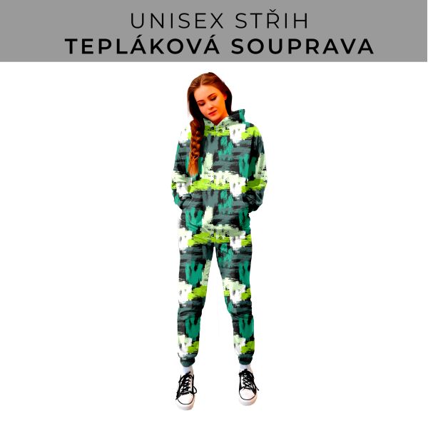 DÁMSKÝ střih - SET mikina a tepláky 