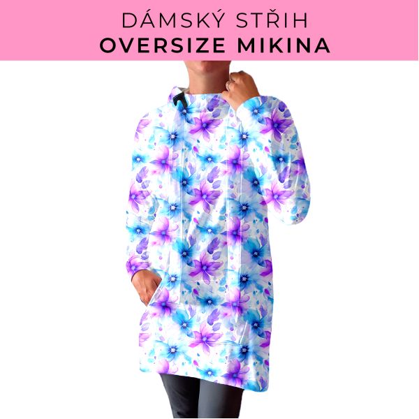 DÁMSKÝ střih - Oversize mikina