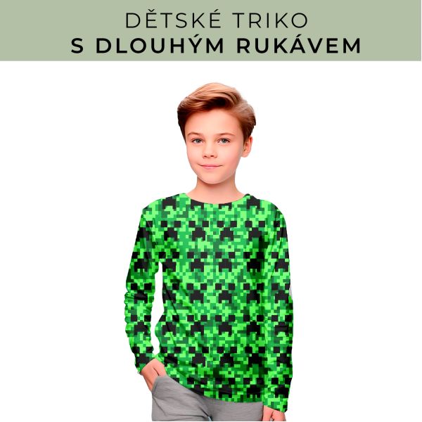 DĚTSKÝ střih - triko dlouhý rukáv